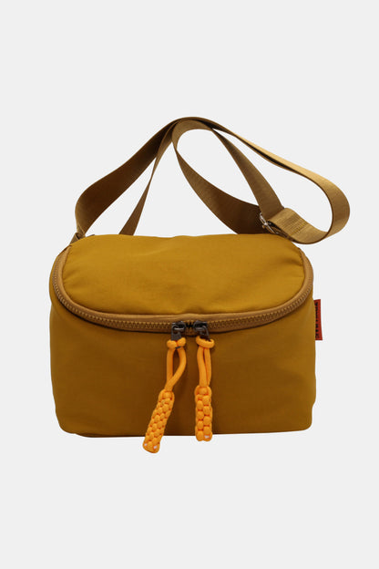 - Medium Basket Sling Bag - Mustard / One Size - Optima Women