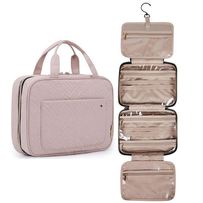 - Fold Up Travel Organizer Bag - Blush / One Size - Optima Women