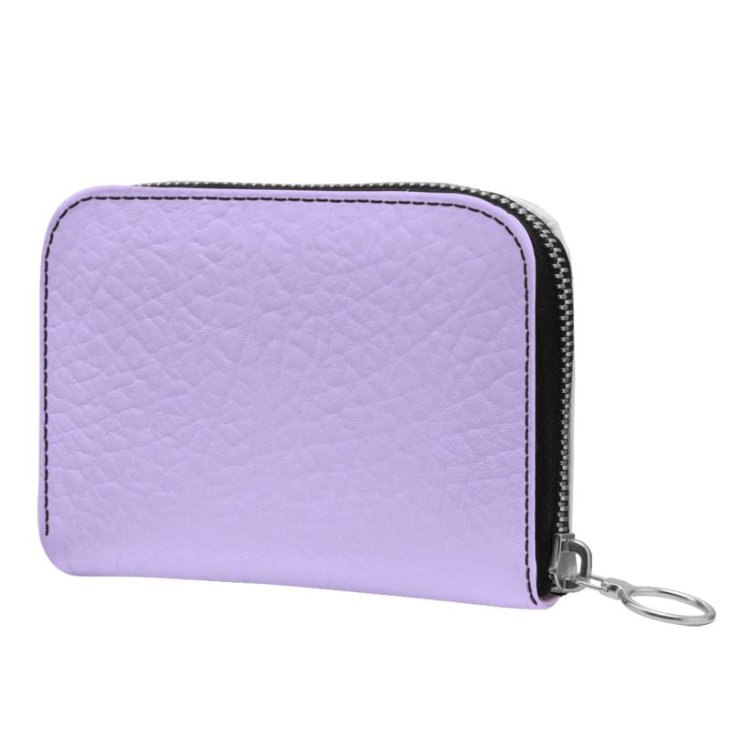 Small Leather Zip Purse - Everywhere by Optima Women - Textured Nappa Leather / Purple - Optima Women