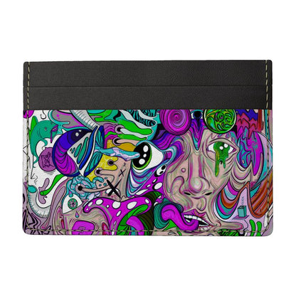 Leather Card Holder - Youthful by Optima Women - Smooth Nappa Leather / Sugar - Optima Women