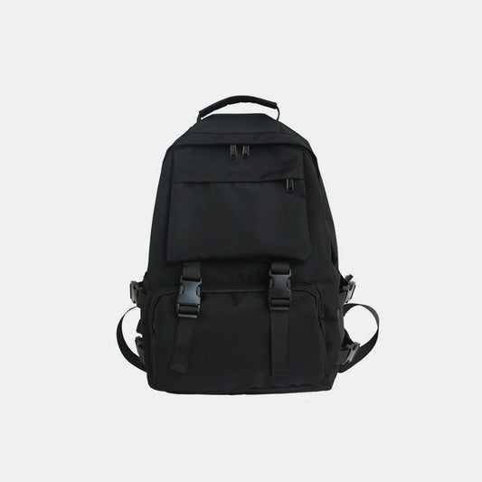 - Oxford Cloth Backpack - Black / One Size - Optima Women