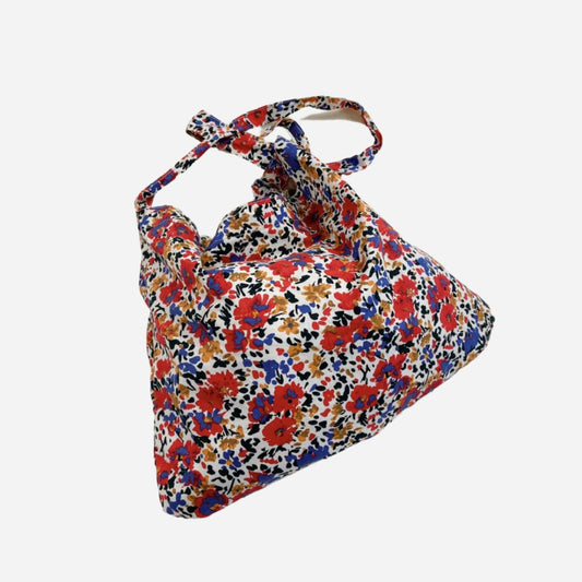 - Floral Shoulder Bag - Scarlet / One Size - Optima Women