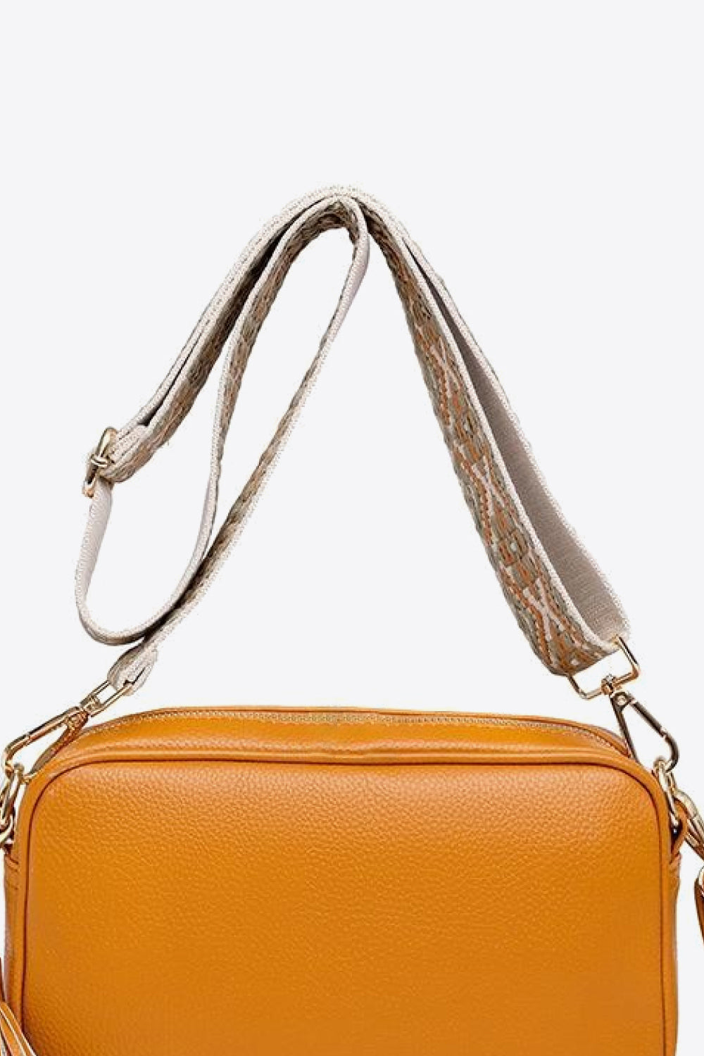 - Classic Leather Tassel Crossbody Bag - Brown / One Size - Optima Women