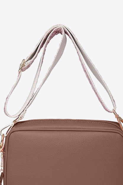 - Classic Leather Tassel Crossbody Bag - Brown / One Size - Optima Women