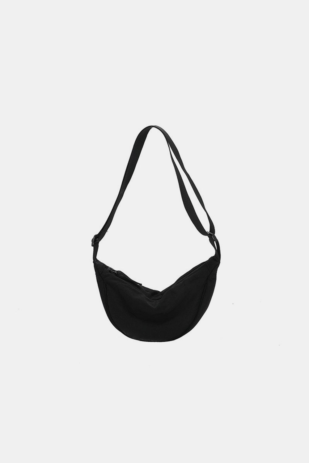 - Crescent Crossbody Bag - Black / One Size - Optima Women