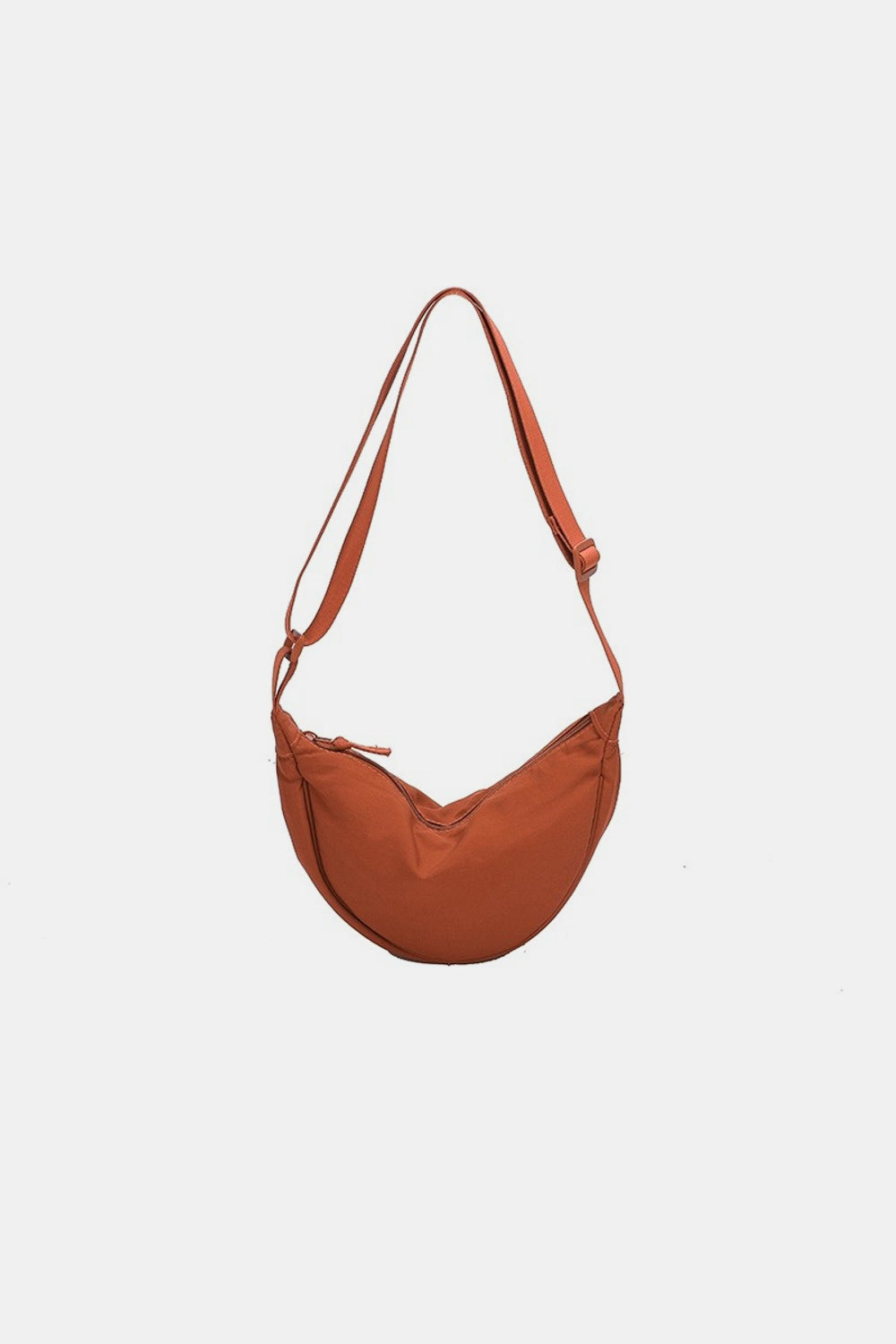 - Crescent Crossbody Bag - Orange / One Size - Optima Women